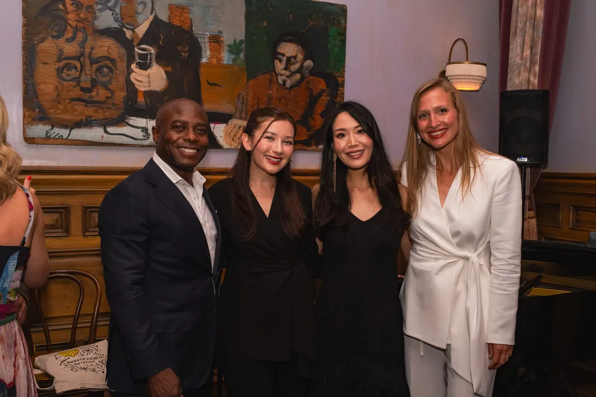 Anthony, Isabelle, Rieko and Arlen together after the concert